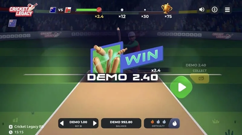 Cricket Legacy BB panalo